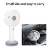 White Donut Shaped Small Fan Portable LED Night Light with