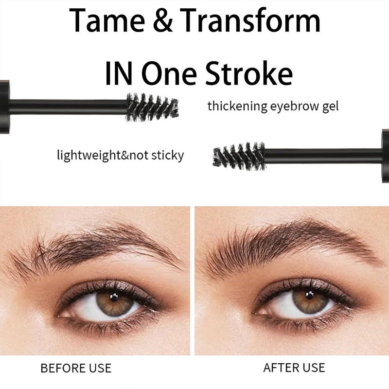 Eyebrow Gel Clear, Professional Makeup Brow Glue (Hyaline-2)