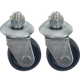 Racing Jack Caster Wheel for 3 Ton Floor Jack, 12mm Stem, Pack of 2