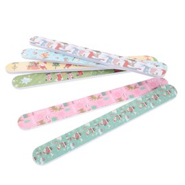 BIUDECO 12pcs Christmas Nail Files Festive Grit Polisher for Manicure Pedicure for Women Girls for Holiday Nail Art and Designs