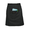 Zittro Medio Mandil/Delantal Chef (Negro con blanco, Mediano)
