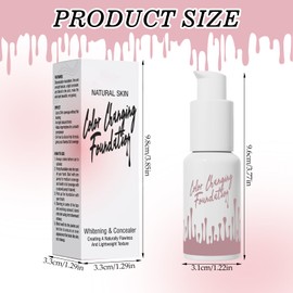 Foundation Colour Changing Foundation Make Up Colour Changing Foundation Colour-Changing Foundation Waterproof Concealer Foundation for Even Skin Tone and Radiance (30 ml)
