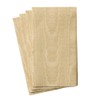 Caspari Moiré Paper Linen Guest Towel Napkins in Gold, Four