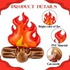 BLMHTWO Pack of 2 Inflatable Campfires, 30 cm Inflatable Fire