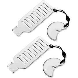 Stainless Steel Travel Door Lock,2Pcs Travel Door Lock College Dorm Lock,Travel Door Lock Hotel Door Lock,Security Privacy Door Locks Devices,Travel Door Lock Hotel Door Security Door Locks Devices