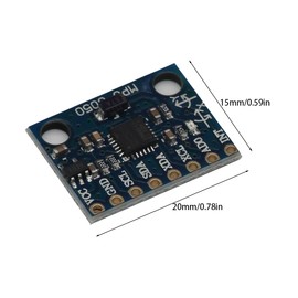 4Pcs GY-521 MPU-6050 MPU6050 3 Axis Accelerometer Gyroscope Module 6 DOF 6-axis Accelerometer Gyroscope Sensor Module 16 Bit AD Converter Data Output IIC I2C for Arduino