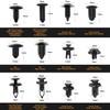 LOVJOYSE 240PCS Bumper Retainer Clips Car Plastic Rivets Fasteners Push