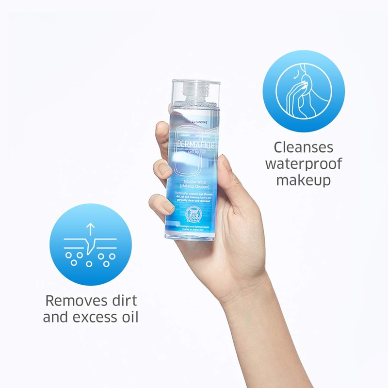 Dermafique Micellar Water Makeup Cleanser, Blue, 150ml
