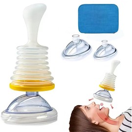 Dispositivo Emergencia Por Asfixia,2PCS Dispositivo De Rescate De Asfixia Portátil Profesional, Dispositivo de Asfixia Portátil para Niños y Adultos