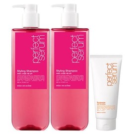 Mise-en-scène Perfect Serum Styling Shampoo 2 x 680ml + Serum Treatment 1 x 330ml Select 2ea