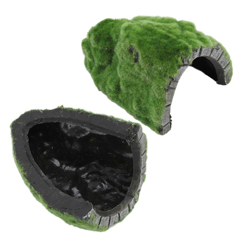 Reptile Rock Hide Cave Basking Terrace Tortoise Hideout Rock for