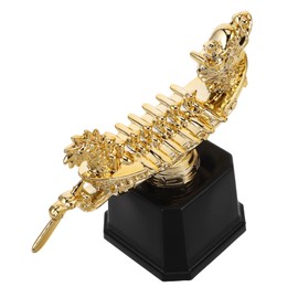 WOONEKY Excellence Award Statue Dragon Boat Trophy Cup Plastic Trophy Sports Competition