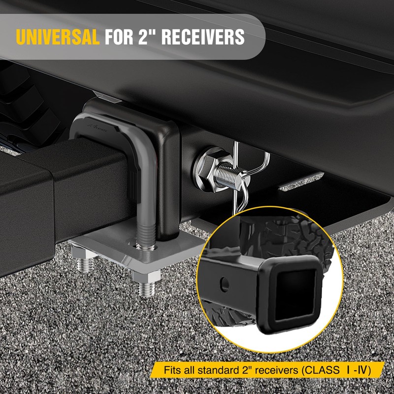 Nilight Trailer Hitch Tightener for 2 Inch Trailers Hitches Mount
