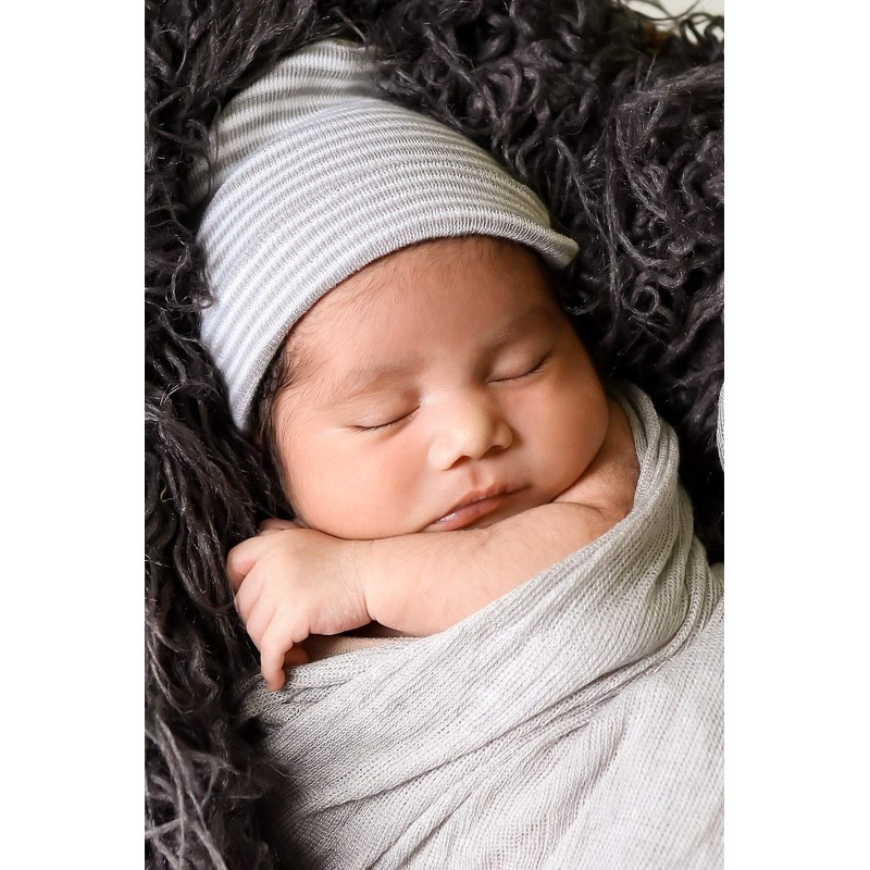 Nurses Choice Gender Neutral Newborn Baby Gray & White Hospital