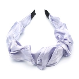QinGoo Satin Feel Purple Headband Women Headband Hair Accessories Headdress Elegant Girls Hair Accessory 1 Piece (Purple)
