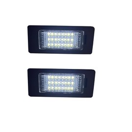 znakeauto 2x LED License Plate Light Lamp Assembly for BM W 1 3 5 Series E82 E88 E90 E91 E92 E93 E39 E60 E61 E70 E71 X1 X3 X5 X6, 325i 328i 525i 528i 530i 335i 540i,Xenon White Error Free LED lights