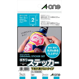 A-One Handmade Sticker, Opaque Base