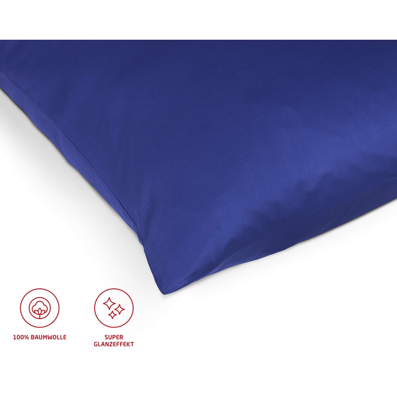 Fleuresse Colours 9100-4074 Pillow Case Maco Satin Plum 40 x