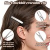 Hair Clips for Men Men's Hair Clip 10pk Silver Non