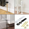 Brushed Brass Effect Radiator Pipe Covers & Collars – 15mm