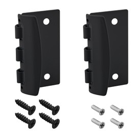 U 103198 Flip Action Door Lock, Reversible Privacy Lock with Anti-Lock Out Screw for Child Safe Mode and Home Defense (2 Pack)