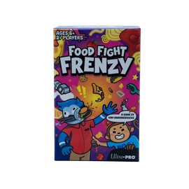 Food Fight Frenzy - Fun & Fast-Paced Family Dice Game Rolls, Pattern Matching, and Dice Game for 2-6 Players, 72 Tiles & 13 Oversized Dice, Family Party Game