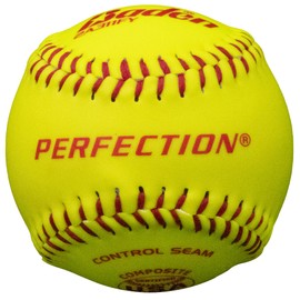 Baden ASA Synthetic Fastpitch Softballs - 11-Inch Official Size | Durable Design for Competitive Play | ASA League Softball