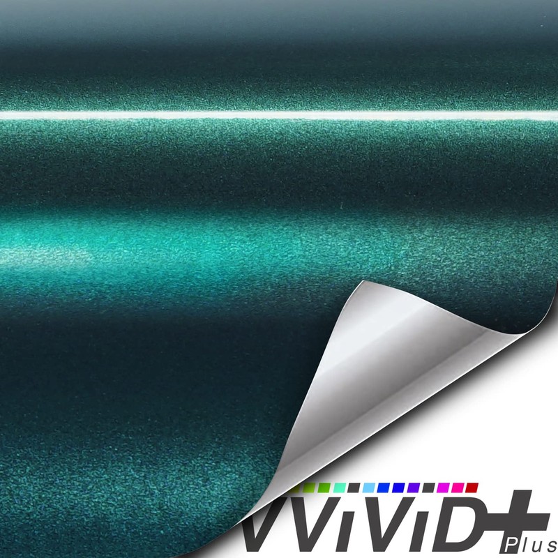 VViViD+ Gloss Goblin Blue Premium Vinyl Wrap Film (1.5ft x
