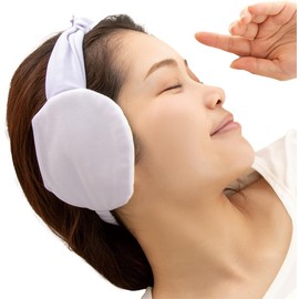 Alphax Ear Pads Ear Warming Melting Dense Ear Puff Purple