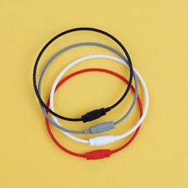 Keyholder making, reel loop, keyring chain, wire keyring, random color / 키홀더만들기 릴고리 키링체인 와이어키링 색상랜덤