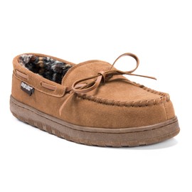 MUK LUKS Men's Paul Slipper, Tan, 13