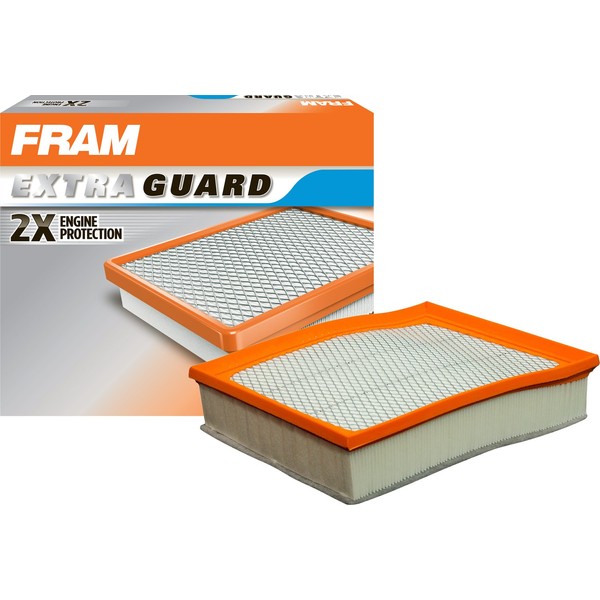 FRAM Extra Guard CA11480 Replacement Engine Air Filter for Select Ford and Lincoln Models, Provides Up to 12 Months or 12,000 Miles Filter Protection