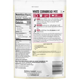 Martha White Gladiola White Cornbread Mix 6 Oz (Pack of 4)