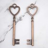 Makhry 30pcs Wedding Party Favor Heart Shape Retro Skeleton Keys