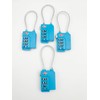 INEWTECK Blue 3 Digit TSA Security Combination Lock, for Luggage,