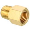 TA-VIGOR 2Pcs Reducer Adapter, 1/4 NPT x 1/4 NPT Brass
