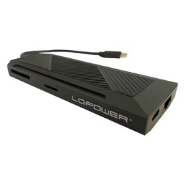 LC-Power USB Hub LC-HUB-C-MULTI-6-RGB USB-C + USB