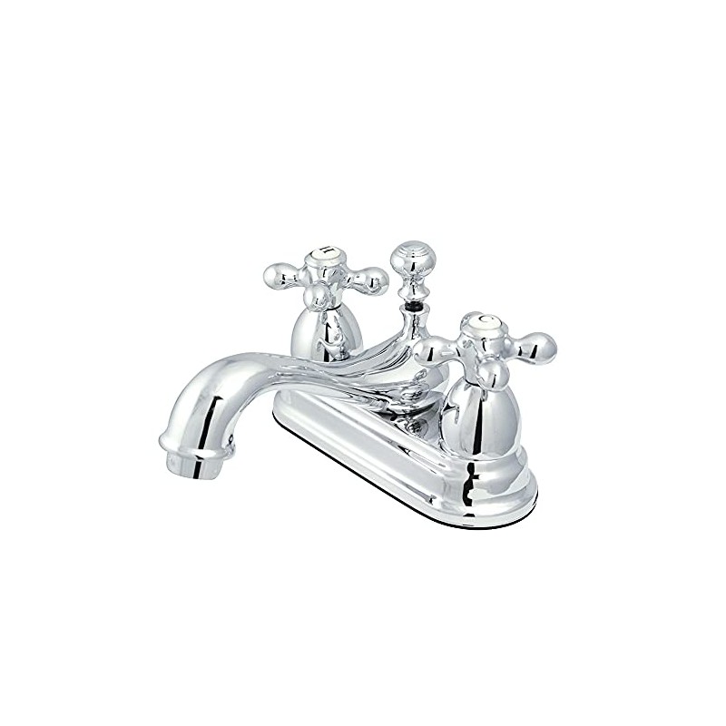 Kingston Brass KS3601AX Restoration 4-Inch Centerset Lavatory Faucet with Metal