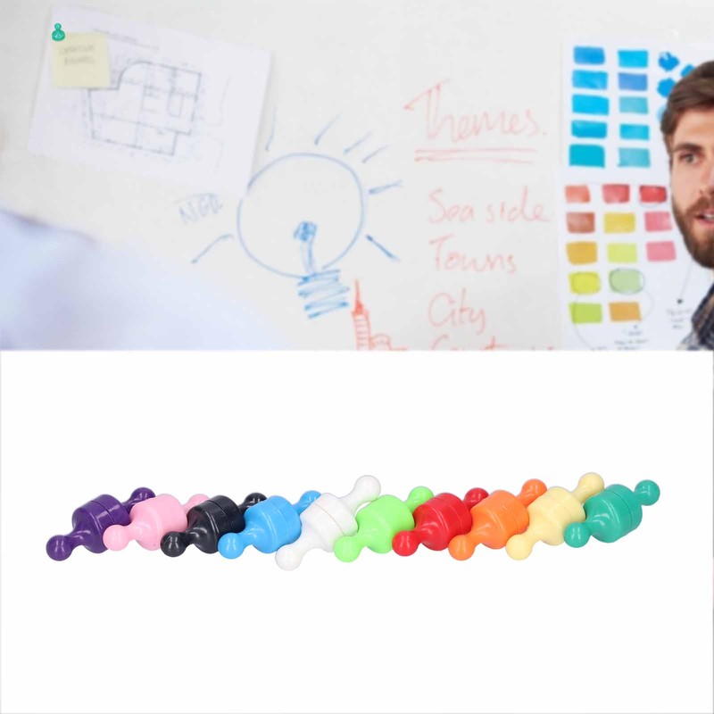 20Pcs Strong Magnet Push Pins for Memo Board Painting Calligraphy