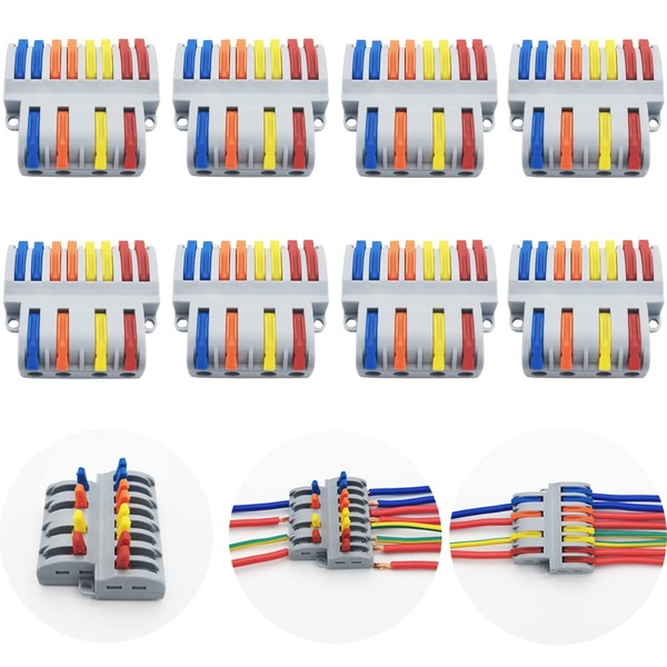 CESFONJER SPL-84 Connection Clamp, Compact Plug-In Terminals, Quick Cable Connector,
