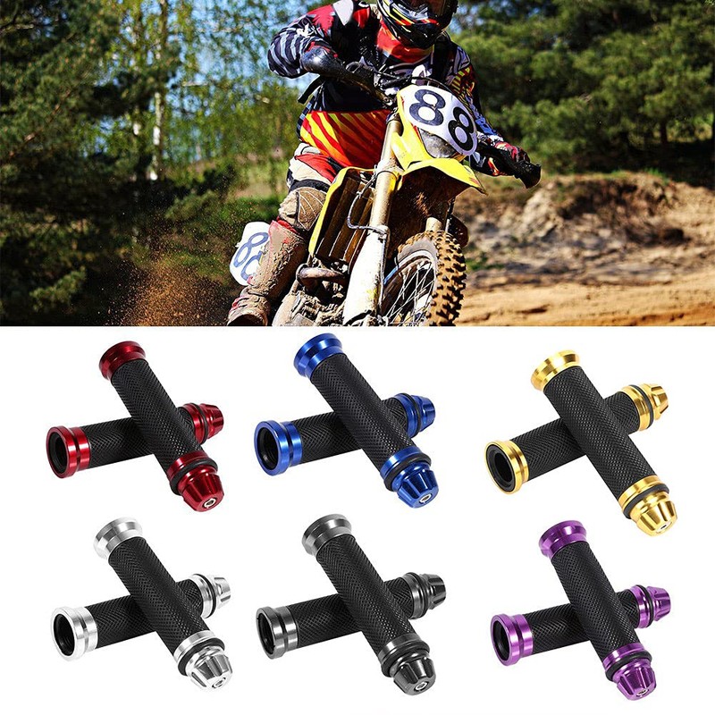 Handlebar grips, motorcycle CNC aluminium rubber handlebar grips for 7/8