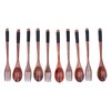 Wooden Tableware Set EcoFriendly Spoon Fork Reusable Hand Made Utensils