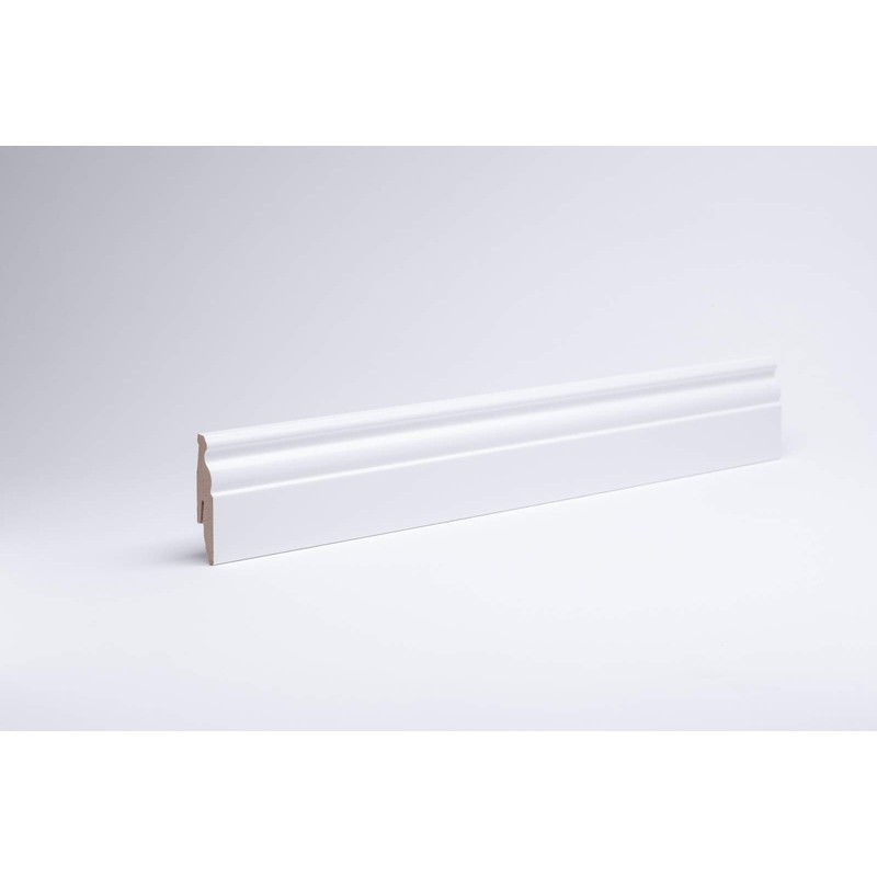 White Skirting Board Berlin Profile 60 x 20 x 2,600