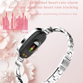 Yihou Fitness Trackers for Women Smart Watch Fitness Watch with Sleep Monitoring Heart Rate Monitor Step Counter Female Health Multiple Sport Modes for Android iOS Diamond Gold