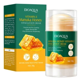 🍯🐝 Bioaqua – Crema en Barra de Miel de Abeja Manuka para Manos & Pies Agrietados – Neutra ✨🤲👣