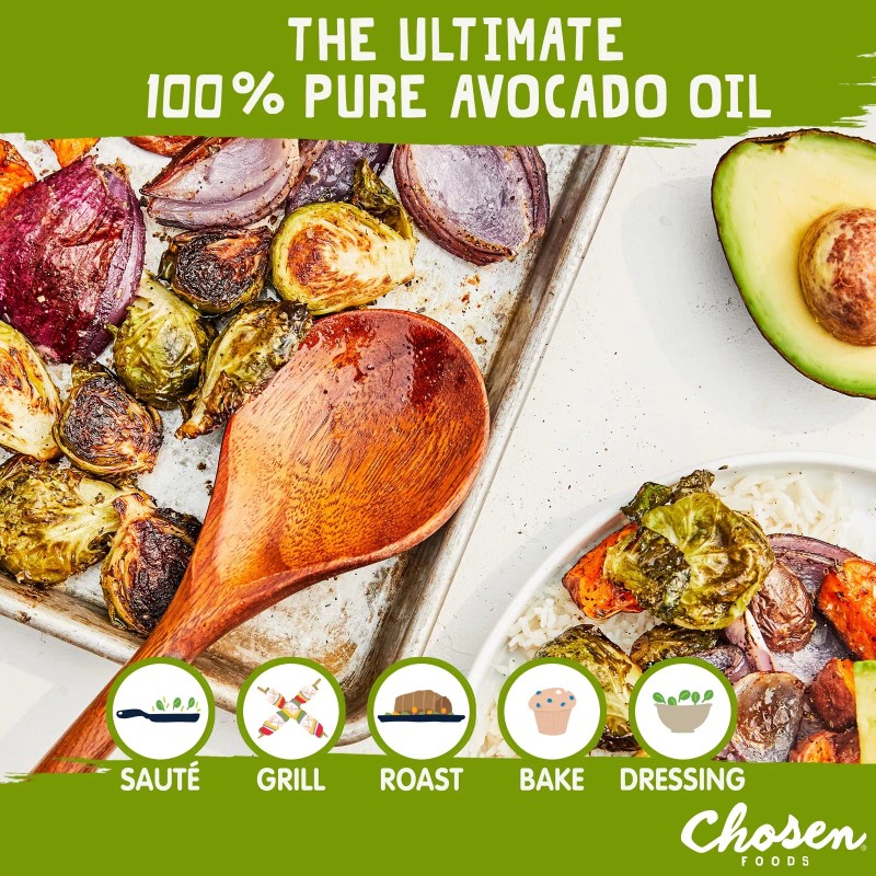 Chosen Foods 100% Pure Avocado Oil, Keto and Paleo Diet