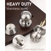 Brotima 3 Pack Keyed Alike Front Door Knob and Deadbolt