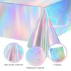 Pack of 3 Birthday Iridescent Tablecloths, 137 x 274 cm,