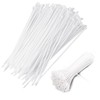Cable Zip Ties Heavy Duty, White Nylon Zip Ties, Clear