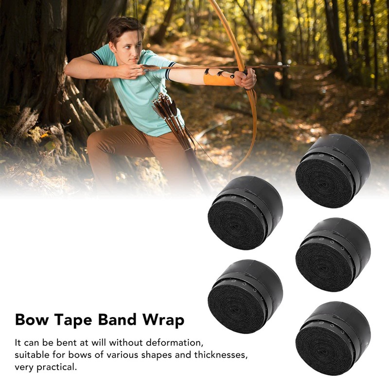 VBESTLIFE Bow Grip Tape,5PCS Bow Riser Handle Grip Tape Sweat